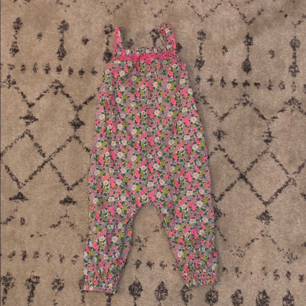 Mini Boden sleeveless romper, size 18-24 month